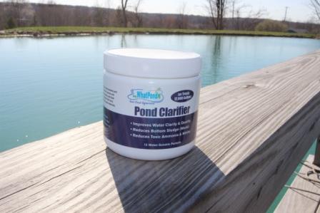 Backhoe 2 1000 and 2000 Gallon Pond Clarifier, Cleaner